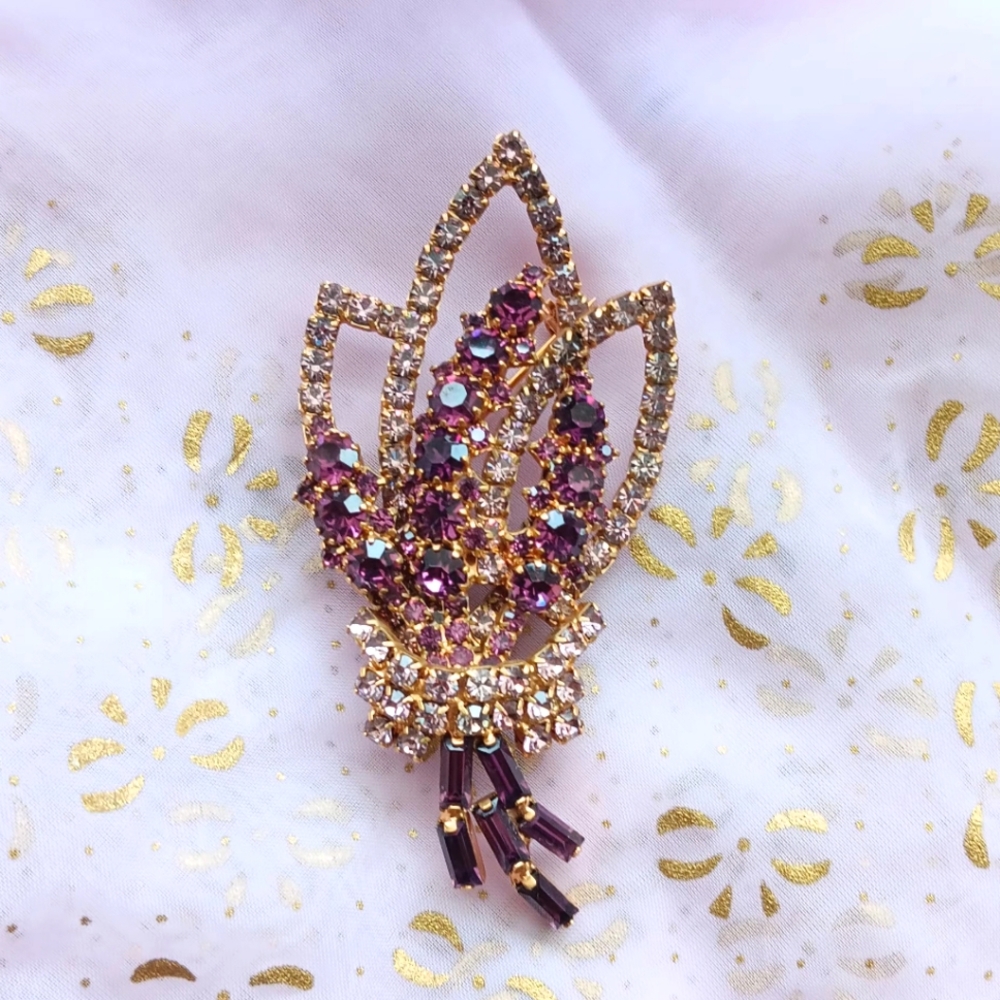 Rhinestone Brooch